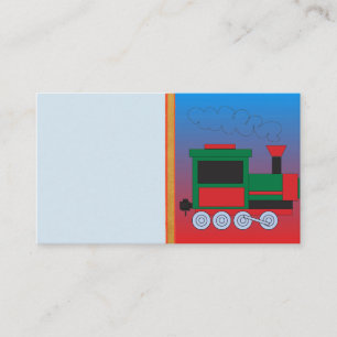 Train Business Card Visitenkarte