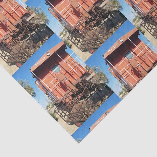 Train Caboose Seidenpapier (Ausschnitt)