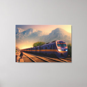 Train Canvas Print Leinwanddruck