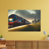 Train Canvas Print Leinwanddruck (Insitu (Wohnzimmer))