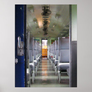 Train Carriage Thailand ... Südostasien Poster