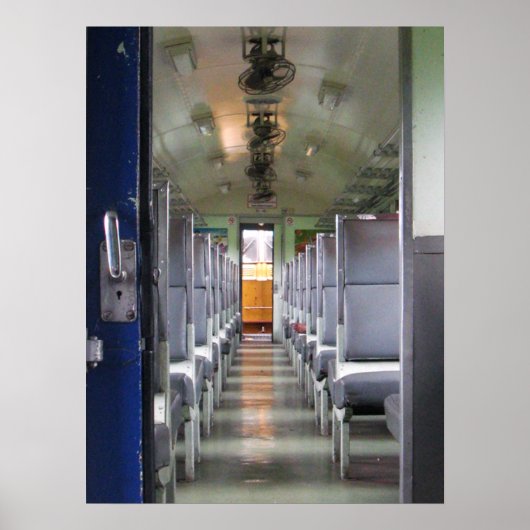 Train Carriage Thailand ... Südostasien Poster (Vorne)