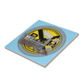 Train Crossing  Fliese (Seite)