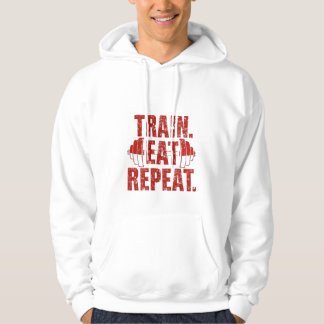 Train Eat Repeat Hoodie – Motivations-Gym-Hoodie