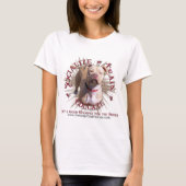 Train Educate Pitbull T-Shirt (Vorderseite)