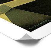 Train Exactitude Vintage Travel Poster (Ecke)