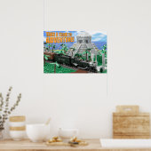 Train Expedition to Ancient Ruins Poster (Küche)