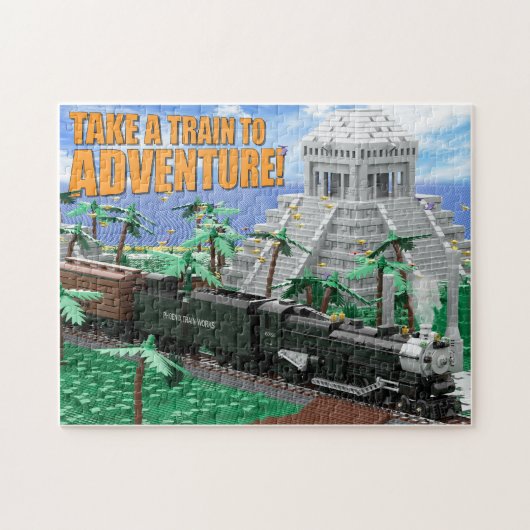 Train Expedition to Ancient Ruins Puzzle (Horizontal)
