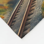 Train Fleece Blanket (Ecke)