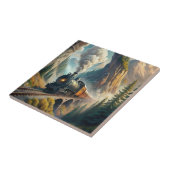 Train Fleece Blanket Fliese (Seite)