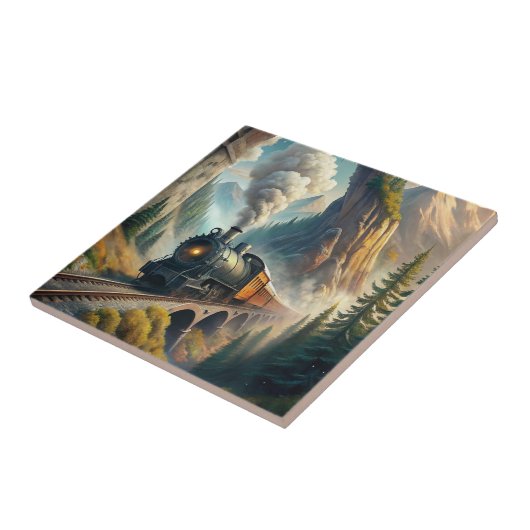 Train Fleece Blanket Fliese (Seite)