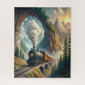 Train Fleece Blanket Puzzle (Vertikal)