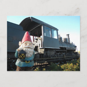 Train Gnome Postkarte