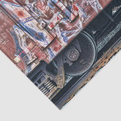 Train Graffiti Grunge Colorful Urban Street Art Seidenpapier (Ausschnitt)