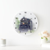 Train Große Wanduhr (Zuhause)