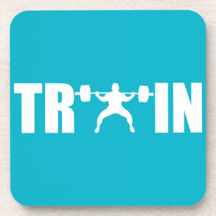 TRAIN - Gymnastikmotivation Untersetzer