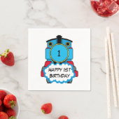 Train Happy Birthday Napkins Serviette (Beispiel)