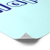 Train Happy Birthday Poster Name anpassbar (Ecke)