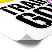 Train Hard oder Go Zuhause Pinguin Poster (Ecke)