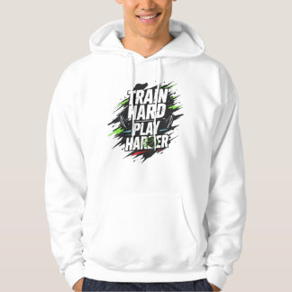 Train Hard Play Harder Basketball T - Shirt