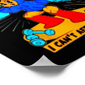 Train Heavy I Cant Afford Therapie Poster (Ecke)