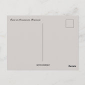 Train in Maramureș Romania Postkarte (Rückseite)