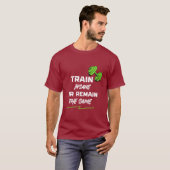 Train Insane or Remain the Same – Gym Motivation T-Shirt (Vorne ganz)