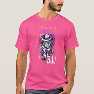 Train like a Beast Gorilla BJJ Jiu Jitsu MIXED MAR T-Shirt