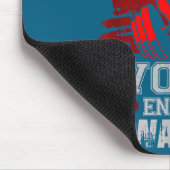 Train Like Your Worst Enemy Is Watching Fitness Mo Mousepad (Ecke)