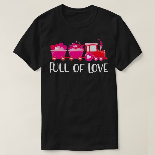 Train loads of Love Valentine's Day Gift for Women T-Shirt (Design vorne)