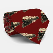 Train Lover Neck Tie Krawatte (Gerollt)