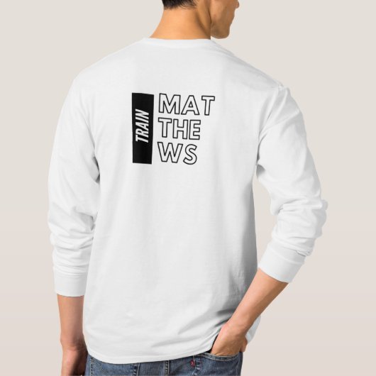 Train Matthews Gym Block T - Shirt (Rückseite)