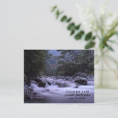 Train Me God to Walk Postcard Psalm 86 Postkarte (Stehend Vorderseite)