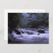 Train Me God to Walk Postcard Psalm 86 Postkarte (Vorne/Hinten)