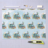 Train Motor Boy Birthday Seidenpapier (Handwerk)