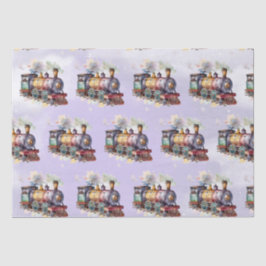 Train Motor Boy Birthday Seidenpapier