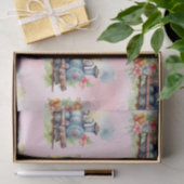 Train Motor Girl Birthday Seidenpapier (Geschenk)