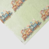 Train Motor Girl Birthday Seidenpapier (Detail)