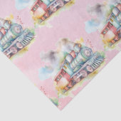 Train Motor Girl Birthday Seidenpapier (Detail)