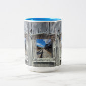 Train Mug Zweifarbige Tasse (Mittel)