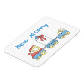 Train New Mommy Es ist ein Junge Geschenke Magnet (Linke Seite)
