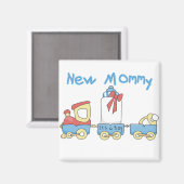 Train New Mommy of Boy Tshirts and Gifts Magnet (Vorderseite/Rückseite)