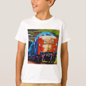 Train Painting - Gift for Train Enthusiasts T-Shirt (Vorderseite)