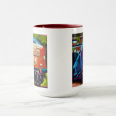 Train Painting - Gift for Train Enthusiasts Tasse (Zentrum)