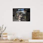 TRAIN PLATFROM KIOSK - JAPAN POSTER (Küche)