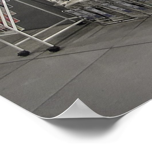 TRAIN PLATFROM KIOSK - JAPAN POSTER (Ecke)