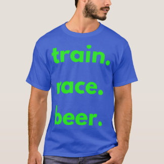 Train Race Beer s for Runner Trainers Joggers and T-Shirt