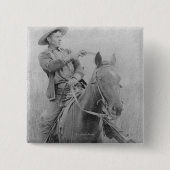 Train Robber Will "Dixon" Roberts Button (Vorderseite)