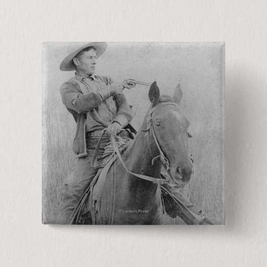 Train Robber Will "Dixon" Roberts Button (Vorderseite)