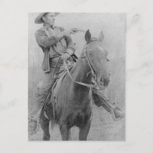 Train Robber Will "Dixon" Roberts Postkarte